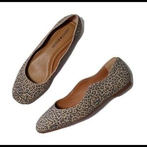 Women's Lucky Brand Women's Dellie Flats Eyelash Lepoard